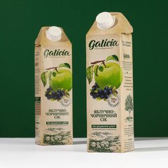 Яблочно-черничный сок 1 л (тетрапак) Galicia F36300                                                                       фото