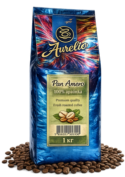 Кофе в зернах Aurelio Pan Amero 100% арабика 1 кг 1000-12 фото