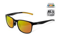 Поляризационные солнцезащитные очки Delphin SG BLACK с оранжевыми линзами