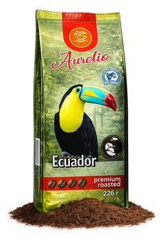 Кофе молотый Aurelio Equador 100% арабика 226 гр 226-9 фото