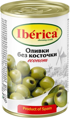 Оливки Iberica без косточки 280 гр 7707 фото