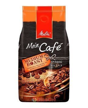 Кофе в зернах Melitta Mein Cafe Medium Roast 1 кг MEL-MEIN-CAFE-MEDIUM-1KG &mdash; основное фото товара