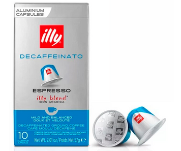 Кофе в капсулах Illy Decaffeinato Nespresso без кофеина 10 шт ILLY-NESPRESSO-DECAFFEINATO-10 фото