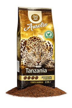 Кофе молотый Aurelio Tanzania 100% арабика 226 гр 226-13 фото
