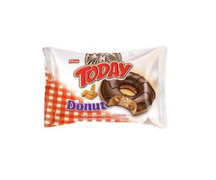 Донат Today Donut покрытый шоколадом с карамельным кремом 1579 фото