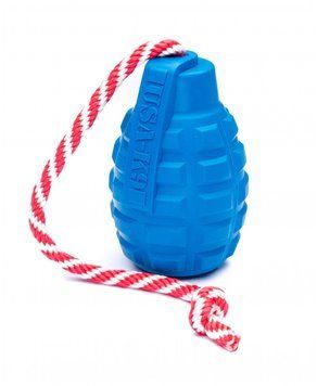 USA-K9 Grenade Reward Toy "Граната на верёвке", синяя M K9G2R-400 фото