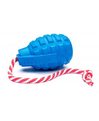 USA-K9 Grenade Reward Toy "Граната на мотузку", синя M K9G2R-400 фото