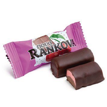 Цукерки глазуровані зі збивним корпусом "nova RANKOVA" зі смаком шоколаду та вишні 1 кг F34632                   фото