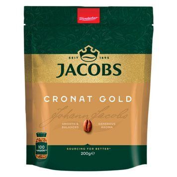 Кофе растворимый Jacobs Cronat Gold 200 г 3767 фото