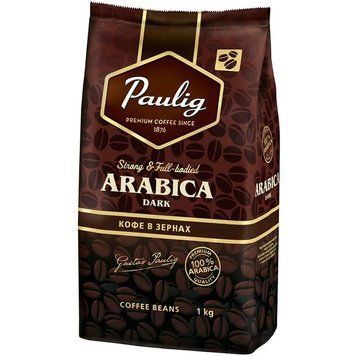 Кофе в зёрнах Paulig Arabica Dark 1 кг 6084 фото