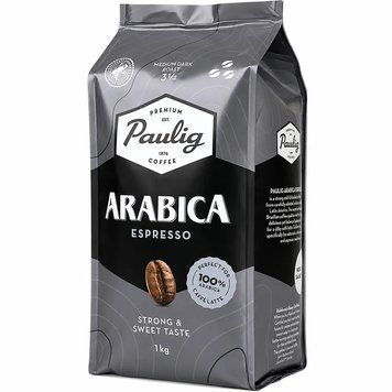 Кофе в зёрнах Paulig Arabica Espresso 1 кг 1057 фото