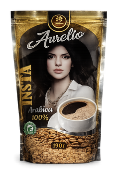 Кофе растворимый Aurelio Insta 100% арабика 190 гр 190-4 фото
