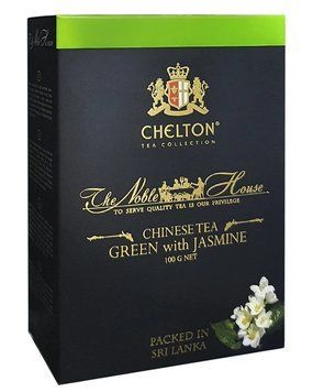 Чай Chelton Благородний дім зелений с жасміном 100 г (55888) CHL-2829 фото