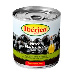 Маслини Iberica chica з оливковою олією без кісточки 90 гр 4345345 фото