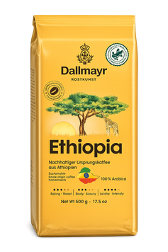 Кофе в зёрнах Dallmayr Ethiopia 100% арабика 500 г DAL-7405 фото