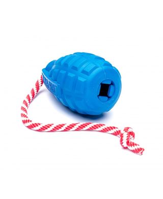 USA-K9 Grenade Reward Toy "Граната на верёвке", синяя L K9G1R-400 фото
