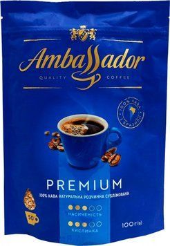 Кофе растворимый Ambassador Premium 100 гр AMB-5719 фото