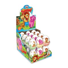 Шоколадні яйця ANL "HUEVITO SAFARI" з іграшкою 25 гр (24 шт) 2423246544            фото