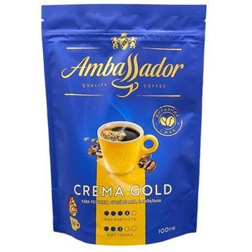 Кофе растворимый Ambassador Crema Gold 100 г 0329 фото