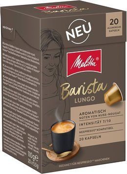 Кофе в капсулах Melitta Barista Lungo 20 шт MEL-BARISTA-LUNGO-CAPS-20 фото