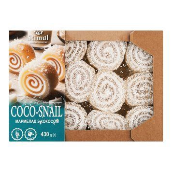Мармелад Стимул Coco-Snail з кокосом 430 гр 9320opt            фото
