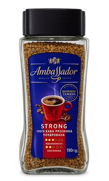 Кофе растворимый Ambassador Strong 190 г 5496 фото