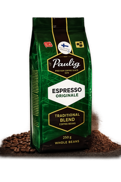 Кофе в зёрнах Paulig Espresso Originale 250 г PAU-PAULIG-ESPRESSO-ORIGINALE-250 фото