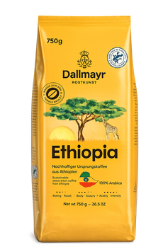 Кофе в зёрнах Dallmayr Ethiopia 100% арабика 750 г DAL-1532 фото