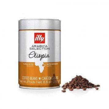 Кава в зернах Illy Monoarabica Ethiopia 100% арабіка ж/б 250 г ILLY-MONO-ETHIOPIA-BEANS-250 &mdash; основне фото товару