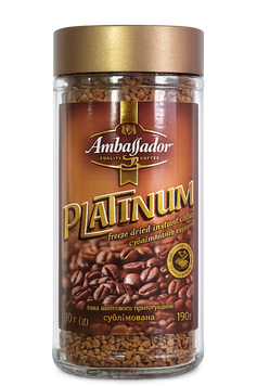 Кофе растворимый Ambassador Platinum 190 г 6875 фото