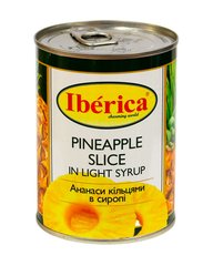 Ананас консервований кільцями в сиропі Iberica Pineapple Slice in Light Syrup, 565 г F37269      фото