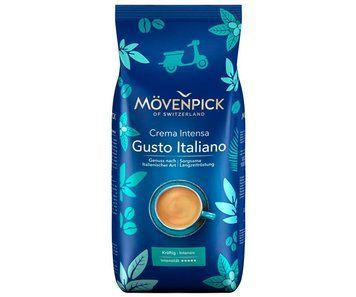 Кофе в зёрнах Movenpick Gusto Italiano Caffe Crema 90% арабика 10% робуста 1 кг 7815 фото