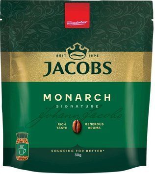 Кофе растворимый Jacobs Monarch 30 г CHP-1038 &mdash; основное фото товара