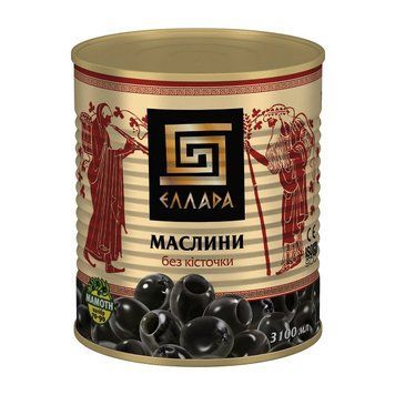 Маслины Ellada Mamoth без косточки 3100 мл 4820104250639opt фото