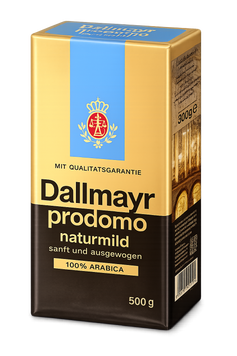 Кофе молотый Dallmayr Prodomo Naturmild 100% арабика 500 г DAL-6501 фото