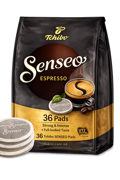 Кофе в монодозах Tchibo Senseo Pads Espresso 36 шт TCH-SENSEO-ESPRESSO-PADS-36 &mdash; основное фото товара