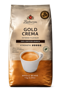 Кофе в зёрнах Bellarom Gold Crema Intense Flavour 100% арабика 1 кг BEL-GOLD-CREMA-1000 фото