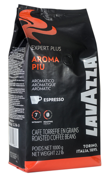 Кофе в зернах Lavazza Expert Plus Aroma Piu 1 кг 8000070029637 &mdash; основное фото товара