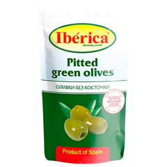 Оливки Iberica без косточки в пакетах 170 гр 23434234207 фото