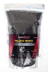 Пеллетс карповый, пеллетс для рыбалки, пеллетс Carp Drive Black Premium Halibut (премиум класcа) 8 мм 900гр
