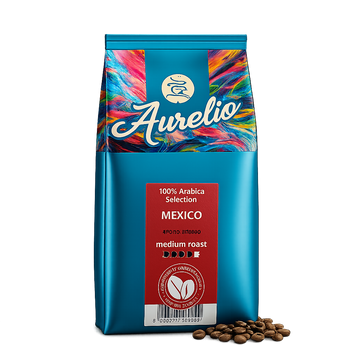 Кофе в зернах Aurelio Mexico 100% арабика 1 кг AUR-1KG-MEXICO фото